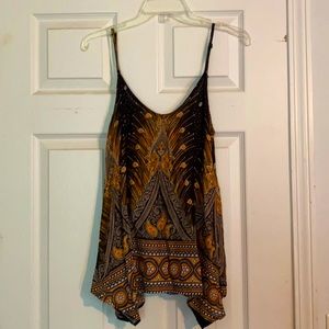 Boho handkerchief tank